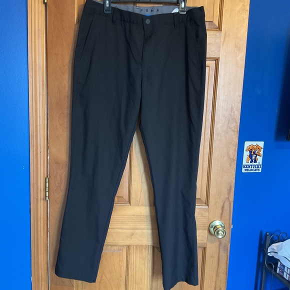 Puma Men's Black Golf Pants. Size 37X32 - Picture 1 of 7